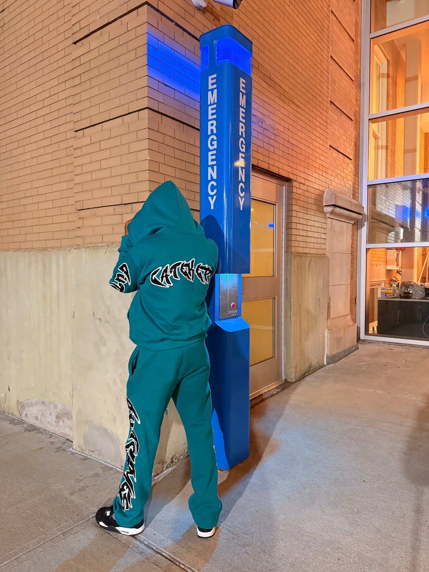 EMERALD “PATCHWORK” SWEATSUIT