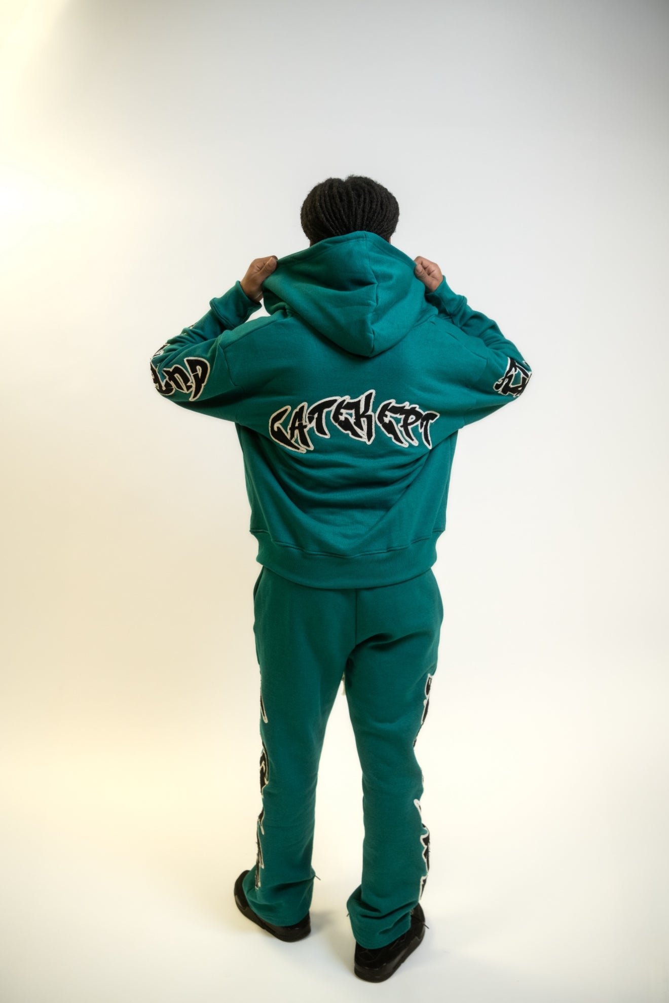 EMERALD “PATCHWORK” SWEATSUIT