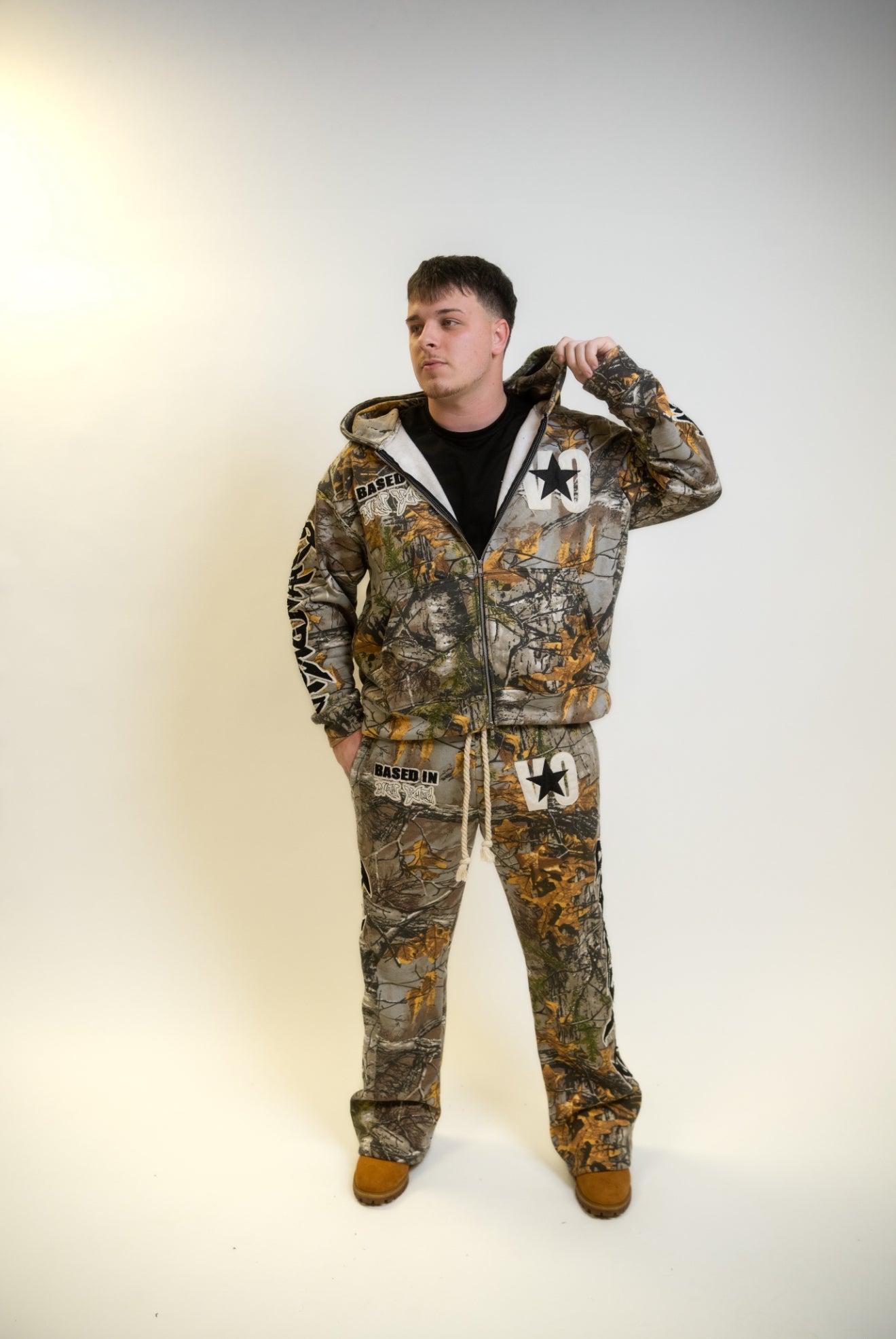 CAMO “PATCHWORK” SWEATSUIT