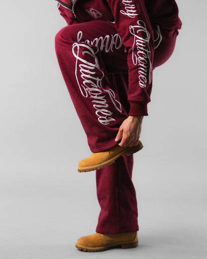 Cursive Set - Burgundy