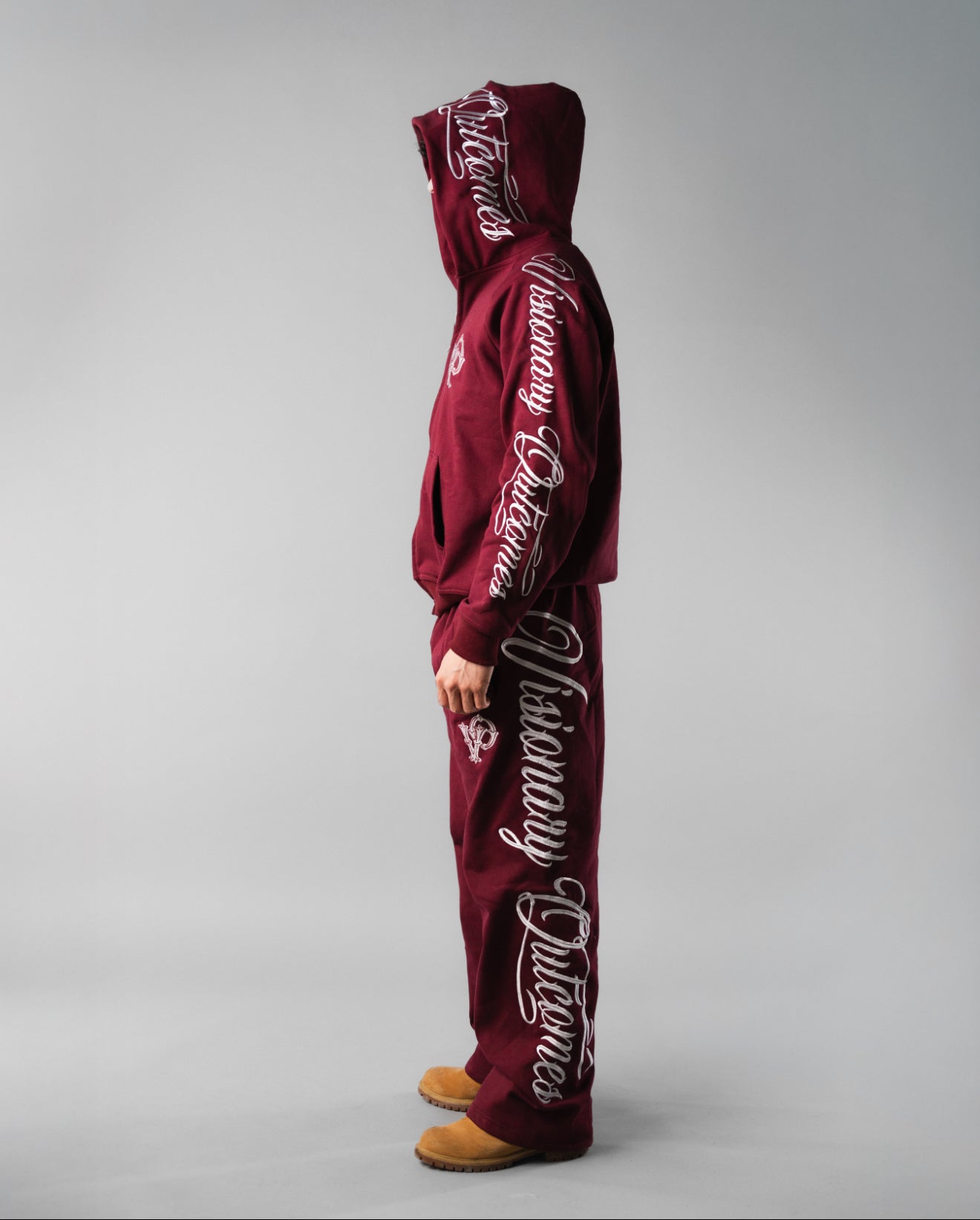 Burgundy ‘Cursive’ Set